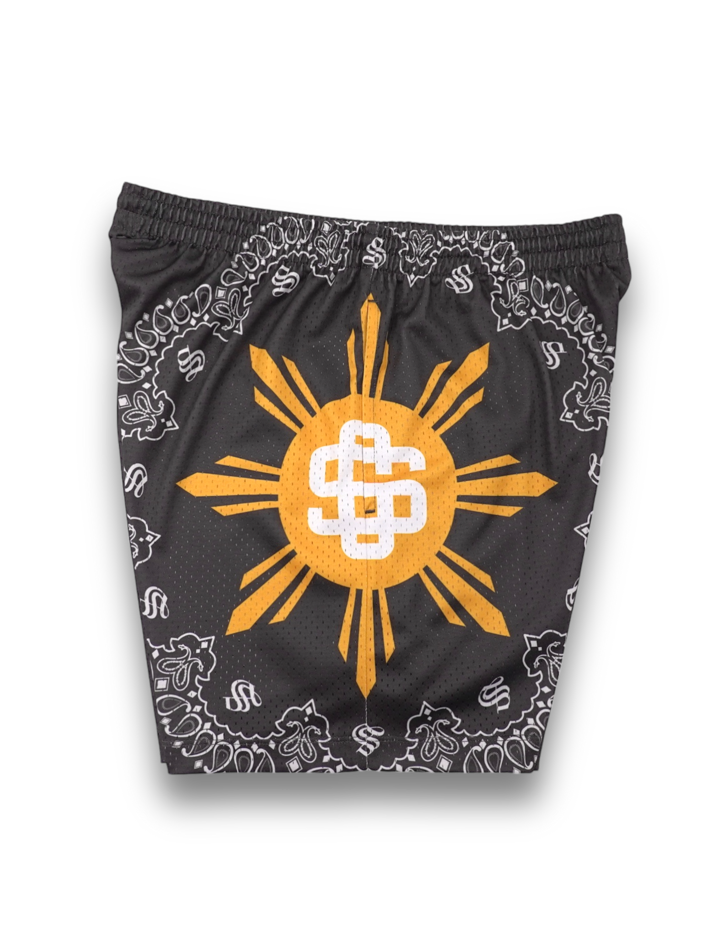 CHARCOAL FAHM bandana shorts (PREORDER)