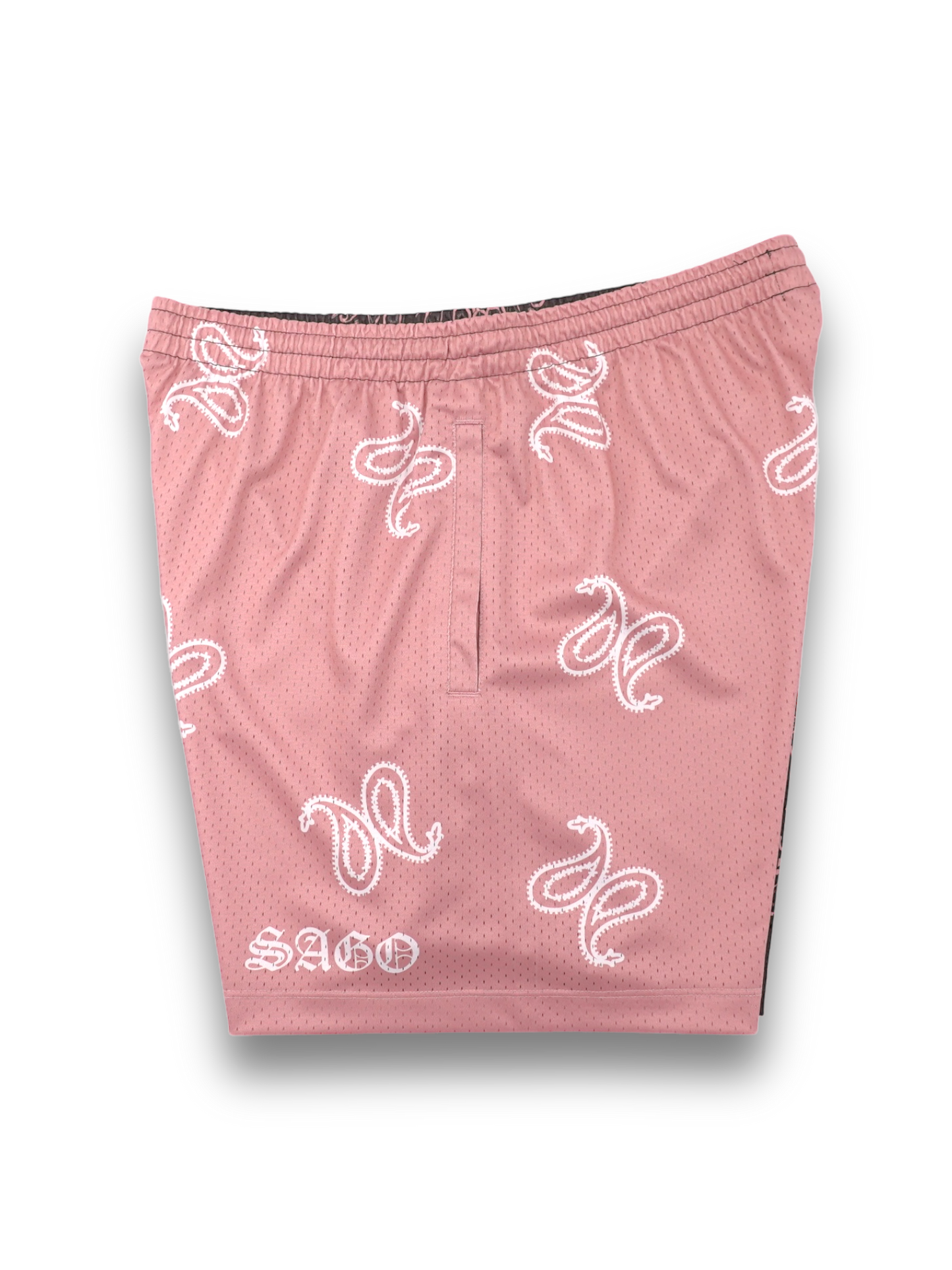BLACK/PINK FAHM bandana shorts (PREORDER)