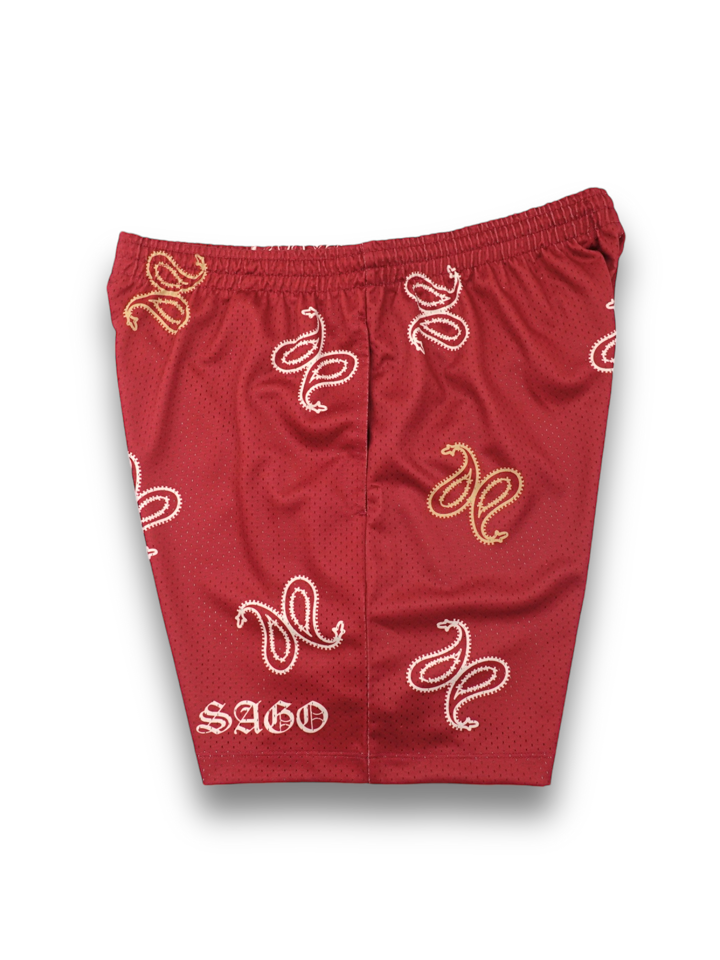 MAROON FAHM bandana shorts (PREORDER)