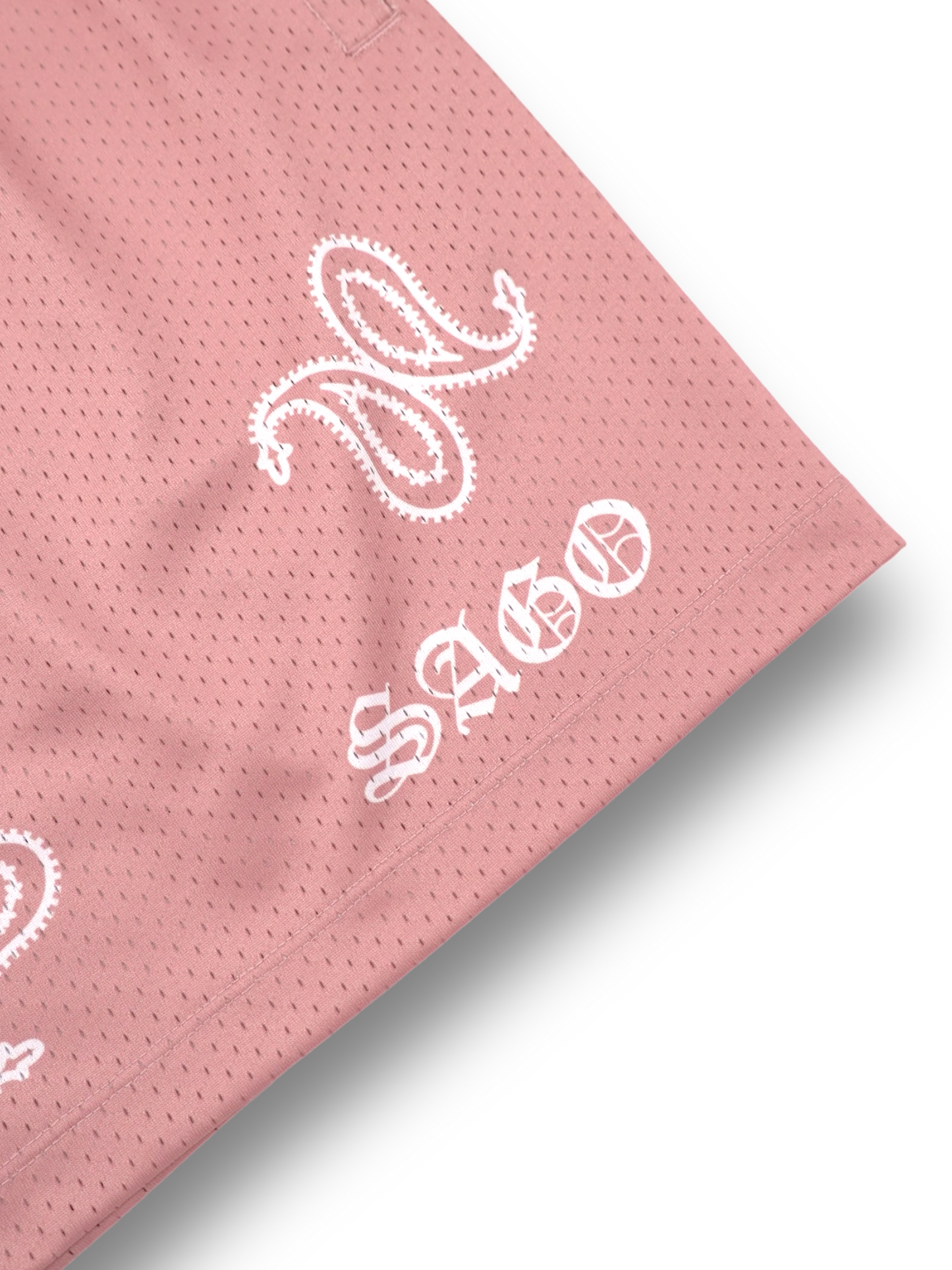 BLACK/PINK FAHM bandana shorts (PREORDER)