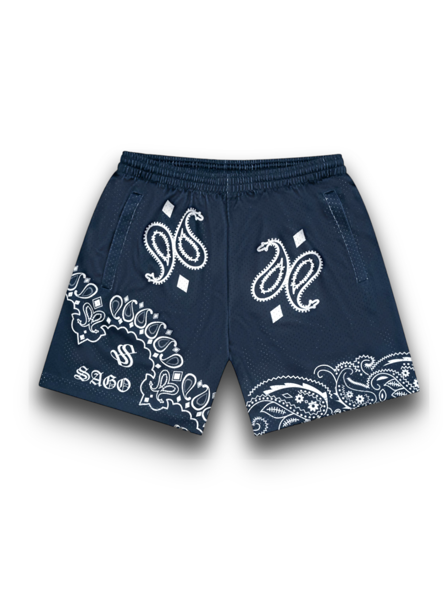 NAVY bandana shorts (PREORDER)
