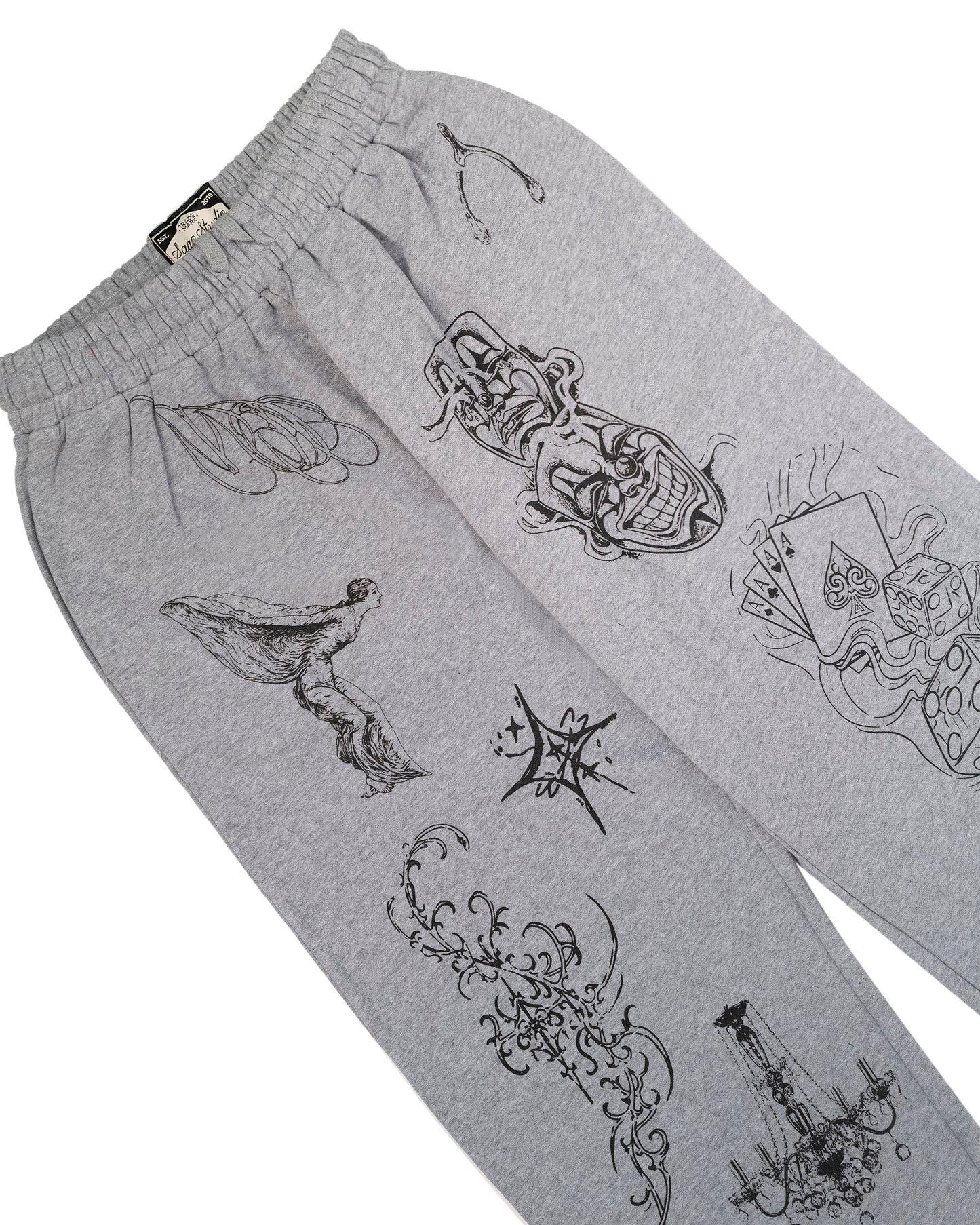 Tattoo sweats (gray)