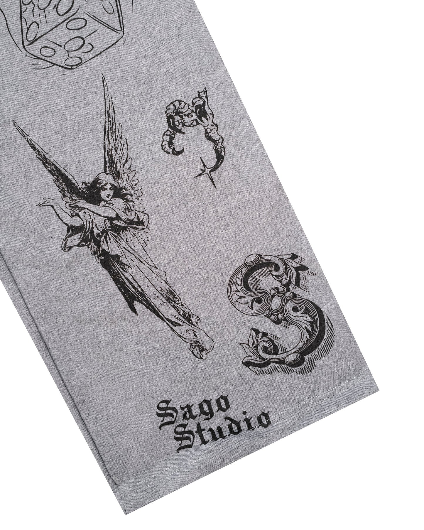 Tattoo sweats (gray)