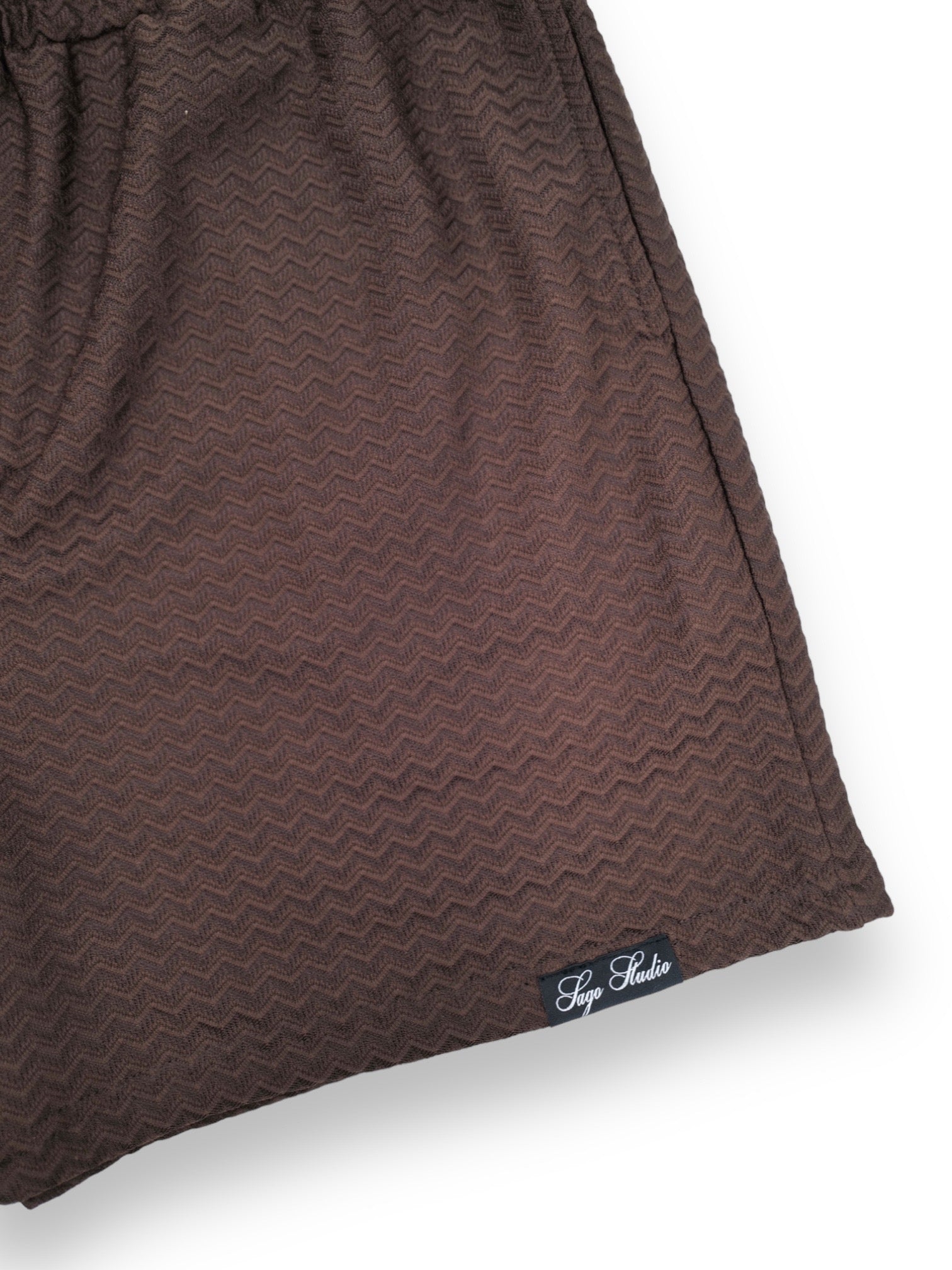 Sago Studio matching shorts (Brown)