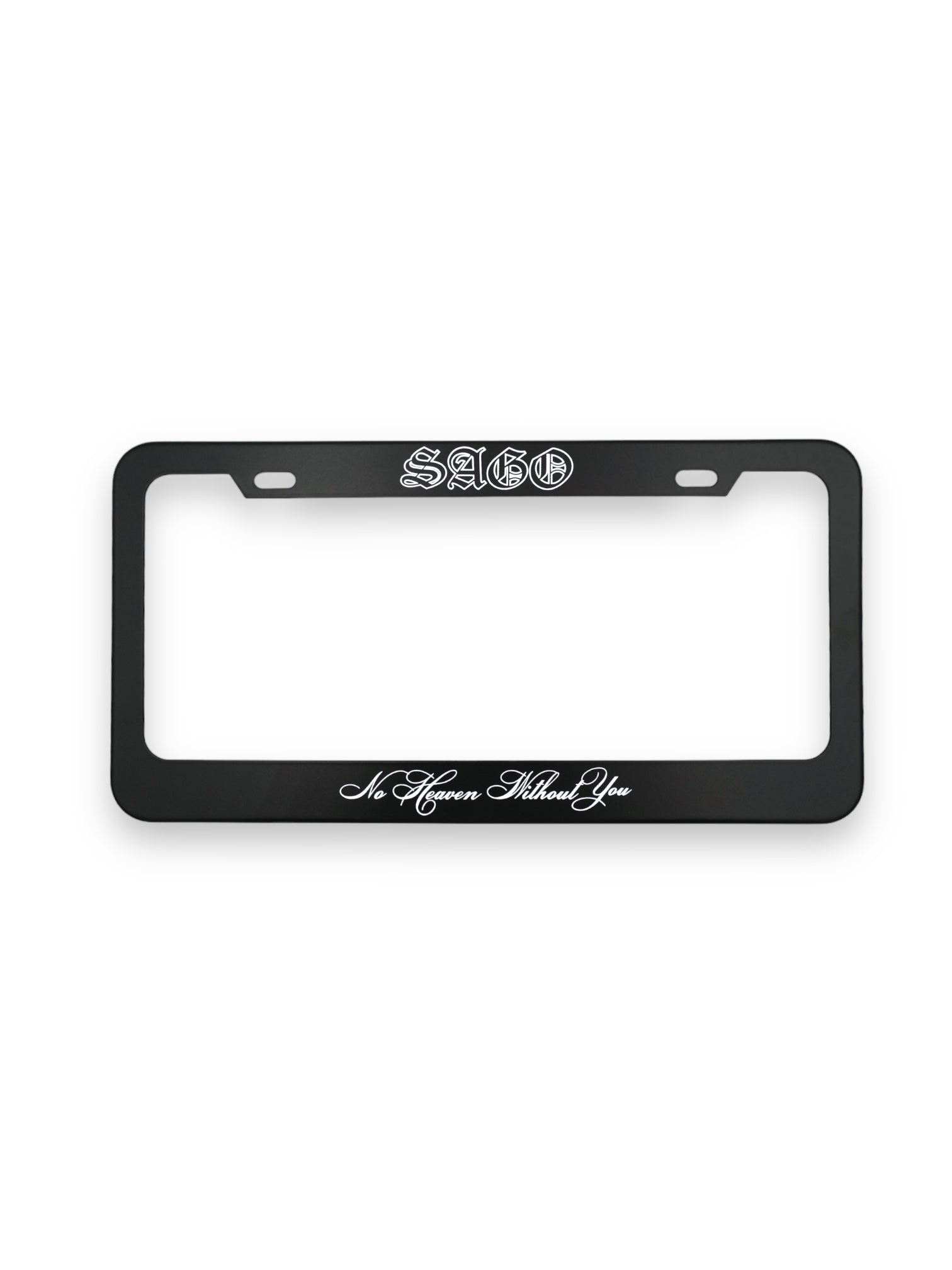 Sago License Plate Frame