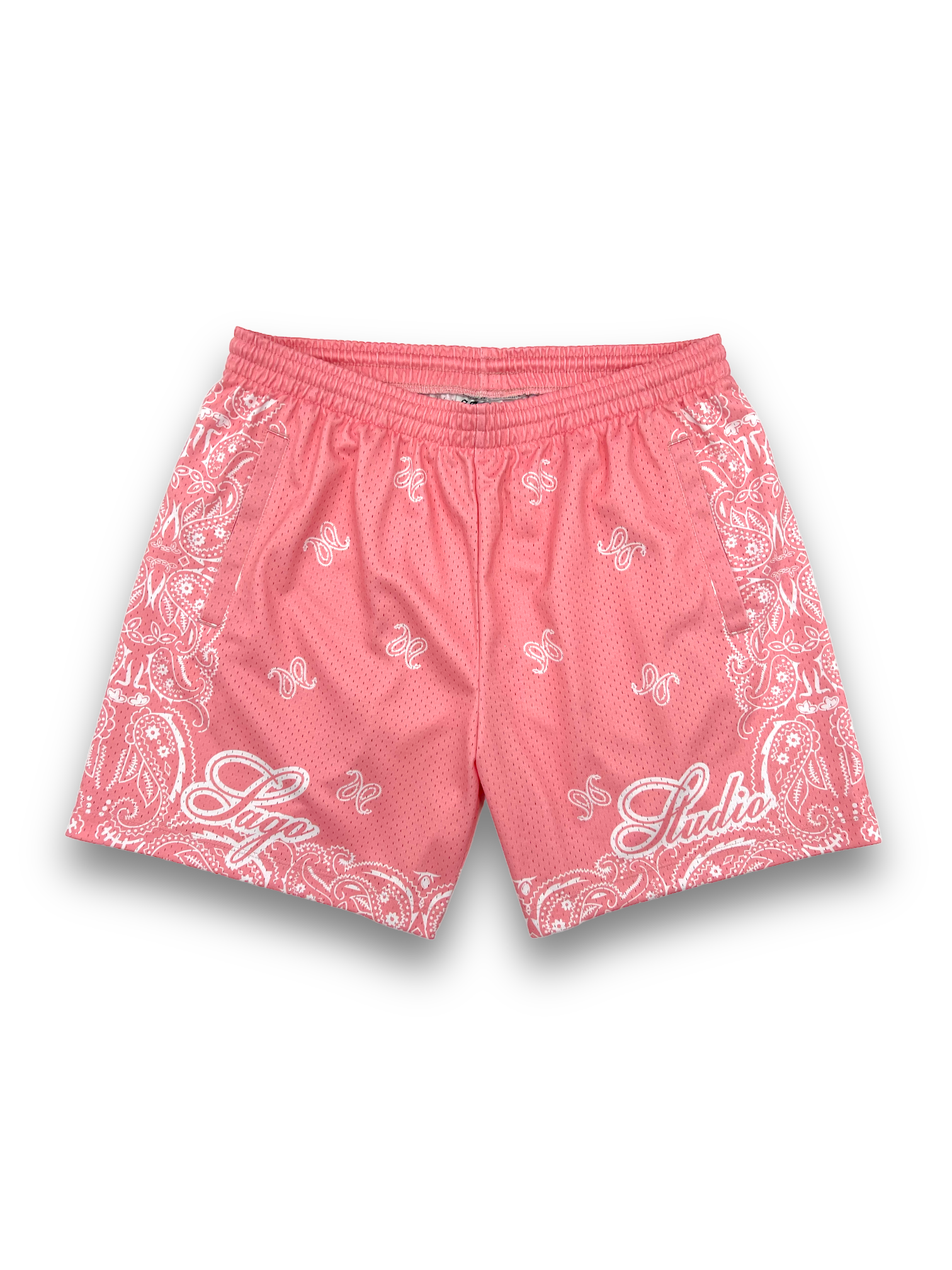 V3 pink bandana shorts