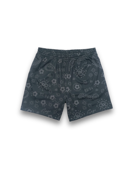 Blacked out paisley shorts (LIMITED TIME ONLY)