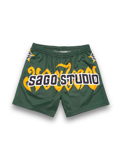 Muay Thai shorts (green)