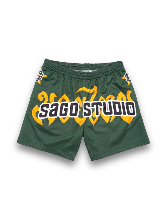 Muay Thai shorts (green)