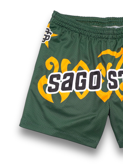 Muay Thai shorts (green)