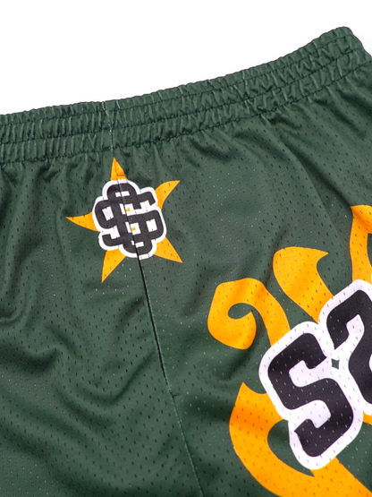 Muay Thai shorts (green)