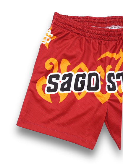 Muay Thai shorts (red)