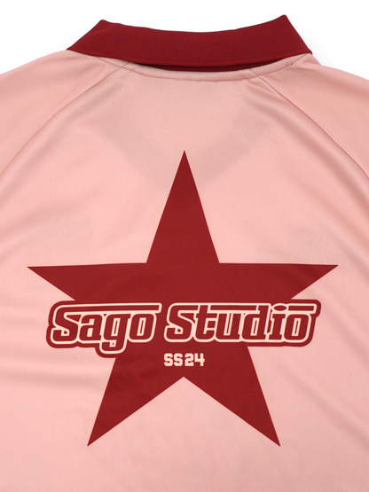 Soccer jersey (pink & maroon)