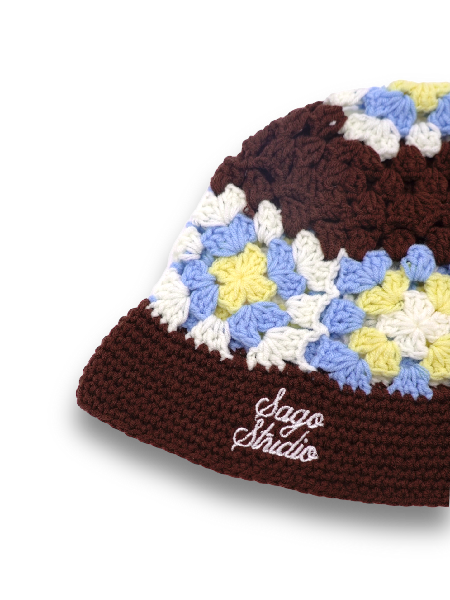 Brown crochet hat