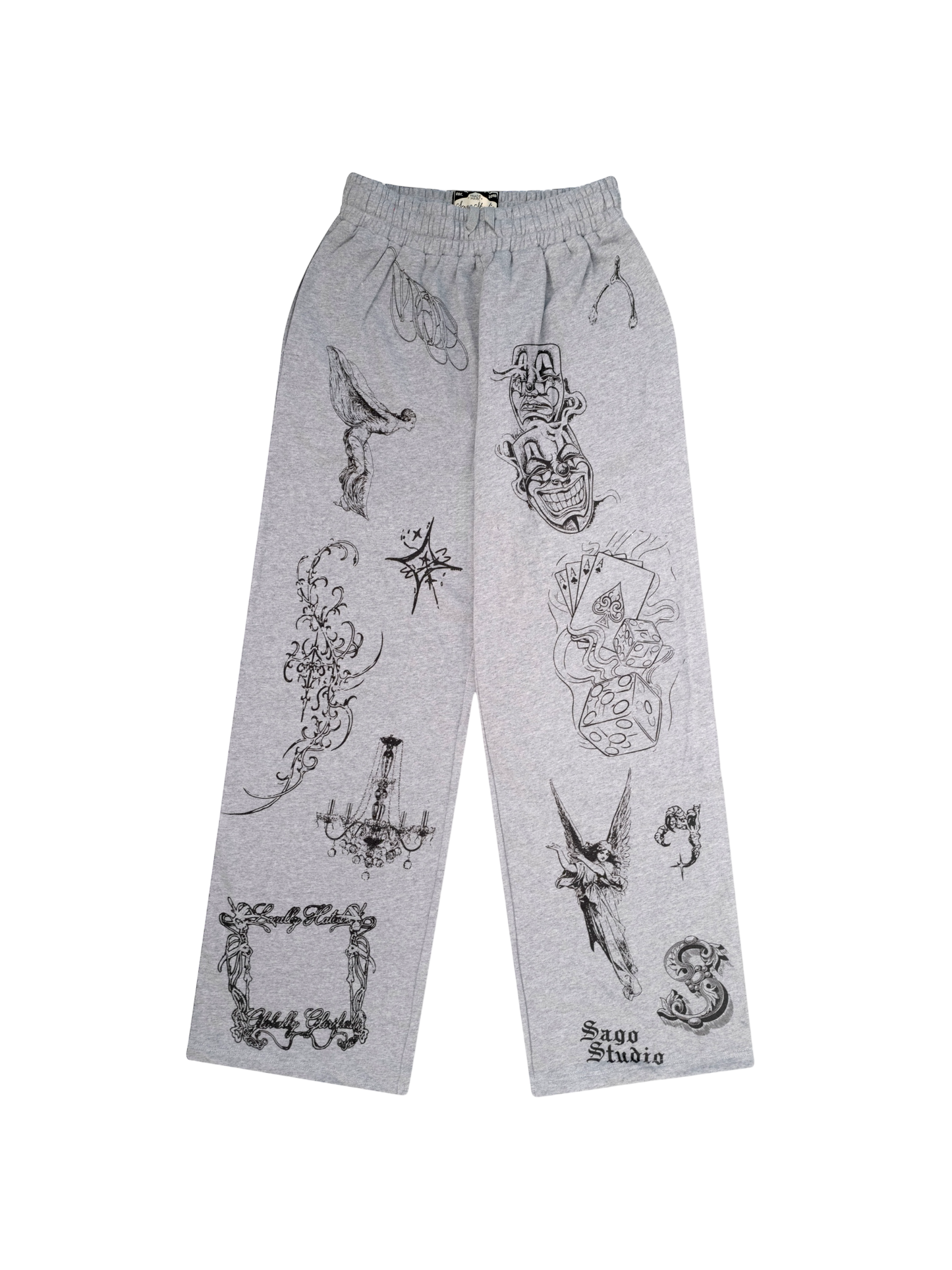 Tattoo sweats (gray)