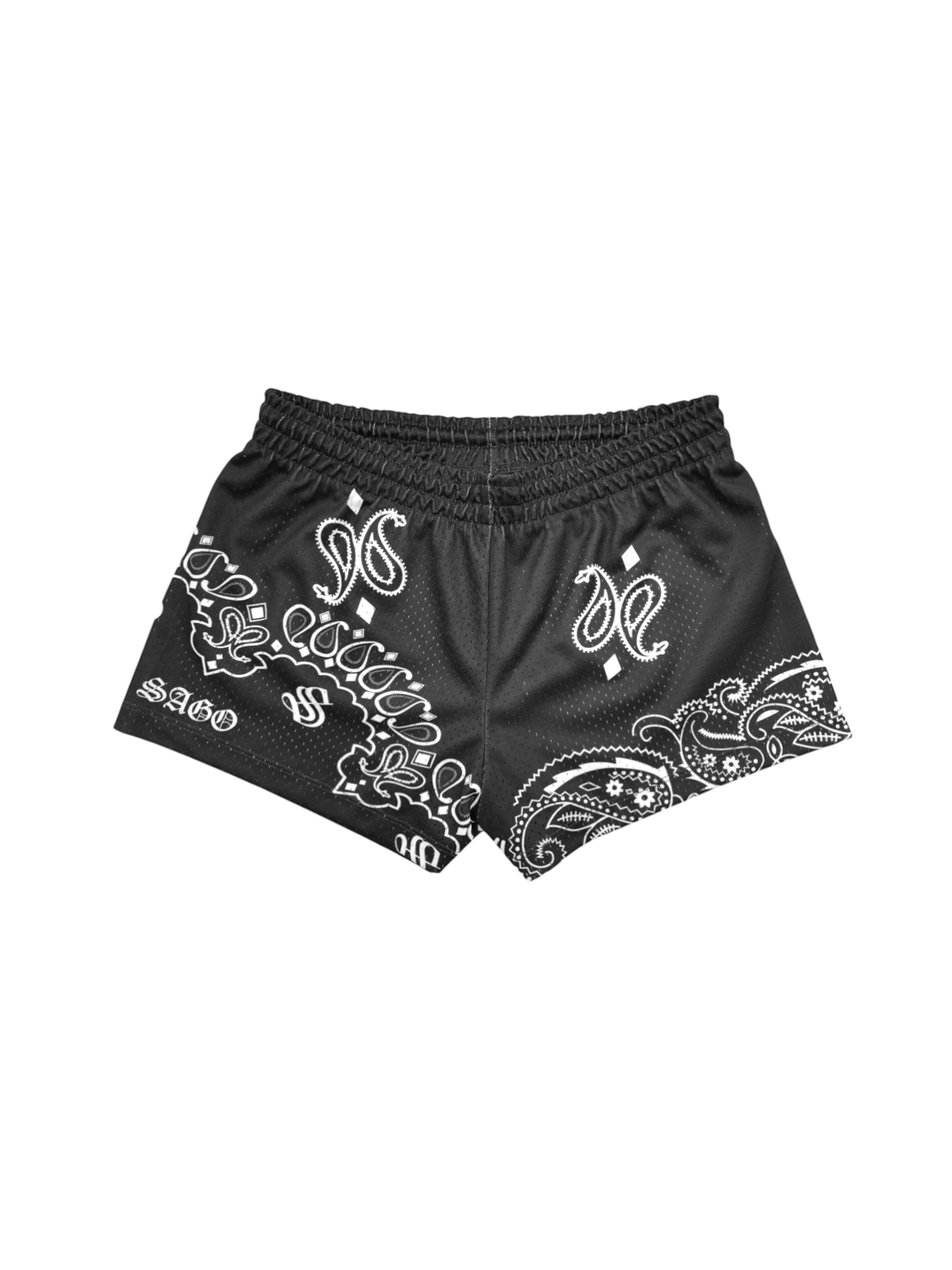 GS black bandana shorts