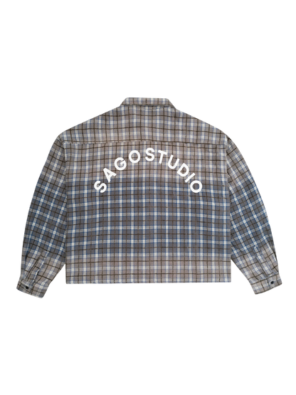 Sago Studio BLUE washed flannel