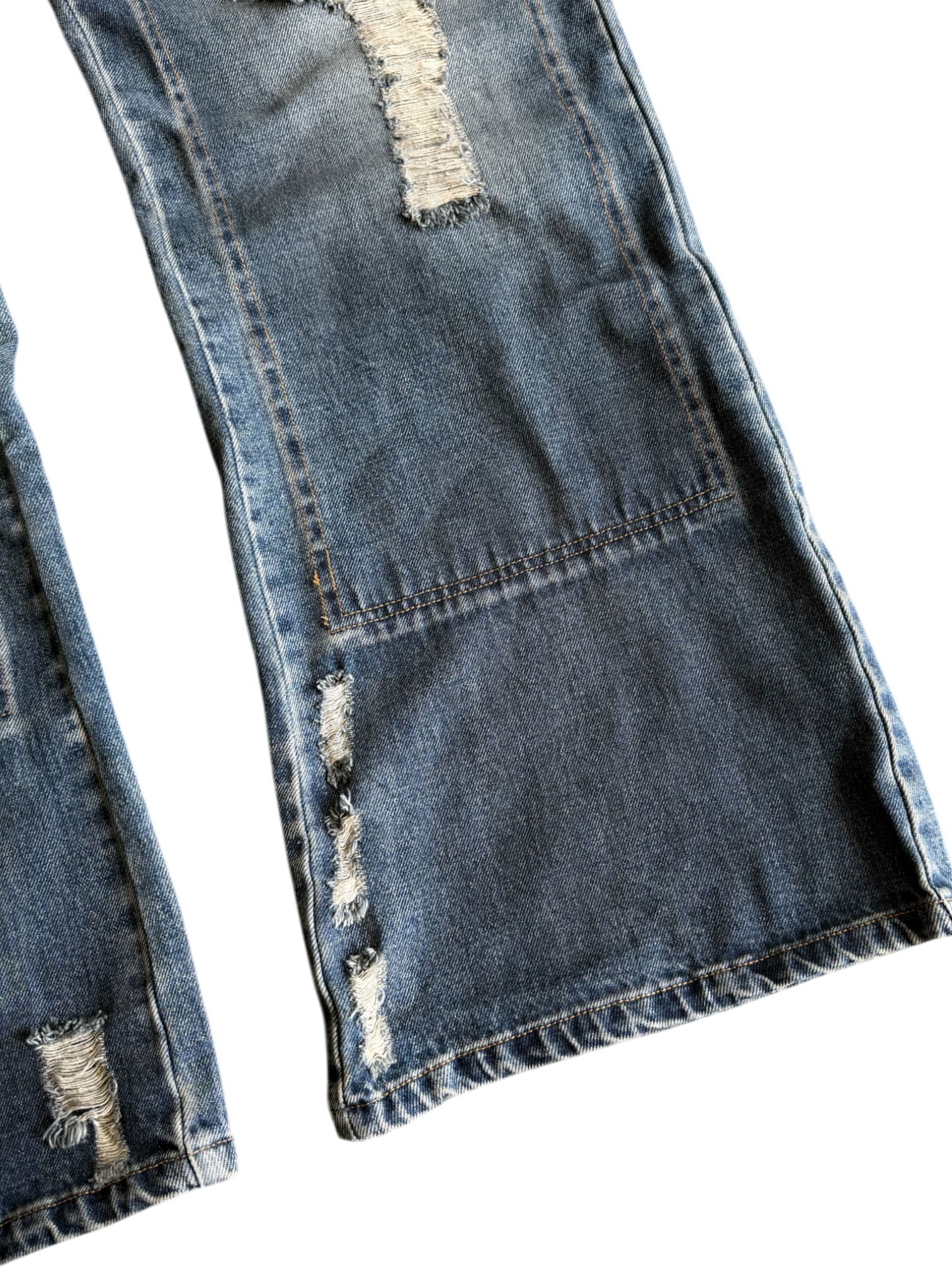 BUSTED DBL KNEE DENIM – SAGO STUDIO
